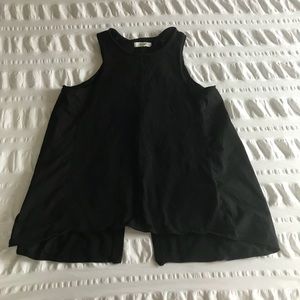 Madewell Black Flyaway Tank Top